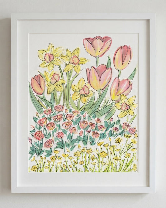 Eleanor's Flowers - Print