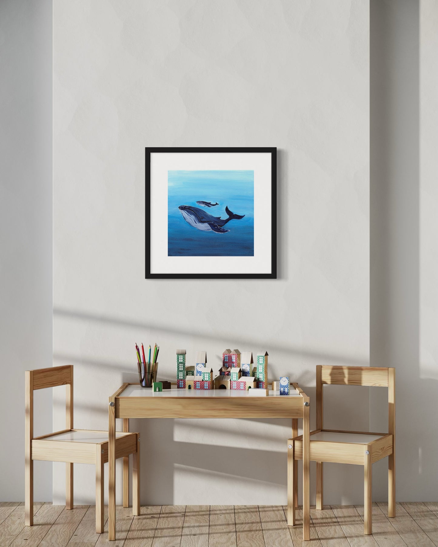 Humpback Whale Mother and Baby Fine Art Print