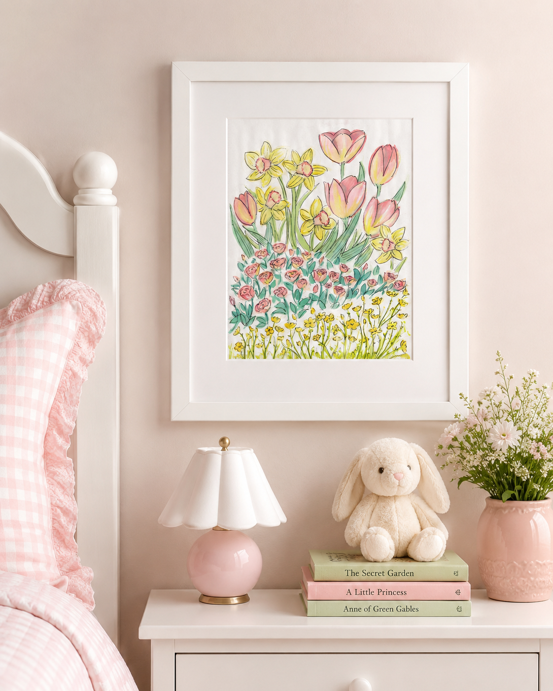 Eleanor's Flowers - Print