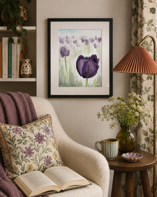 Sherwood Gardens Tulips - Print
