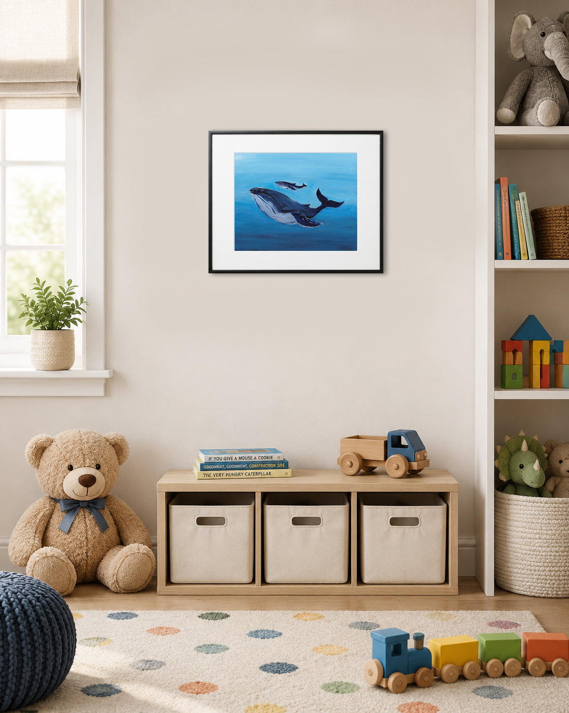 Humpback Whale Mother and Baby Fine Art Print