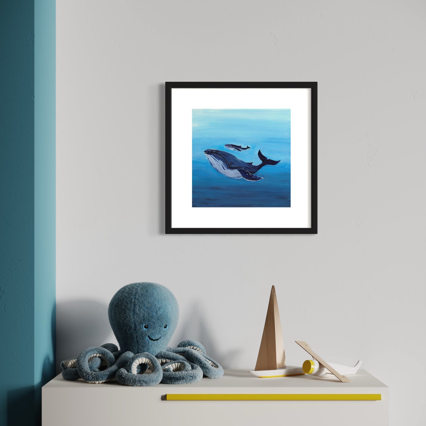 Humpback Whale Mother and Baby Fine Art Print