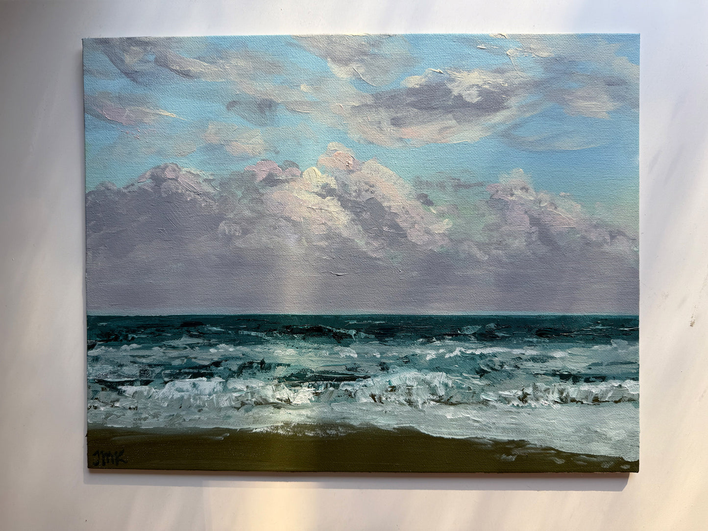Atlantic Ocean Evening - 11x14" Original Acrylic Painting