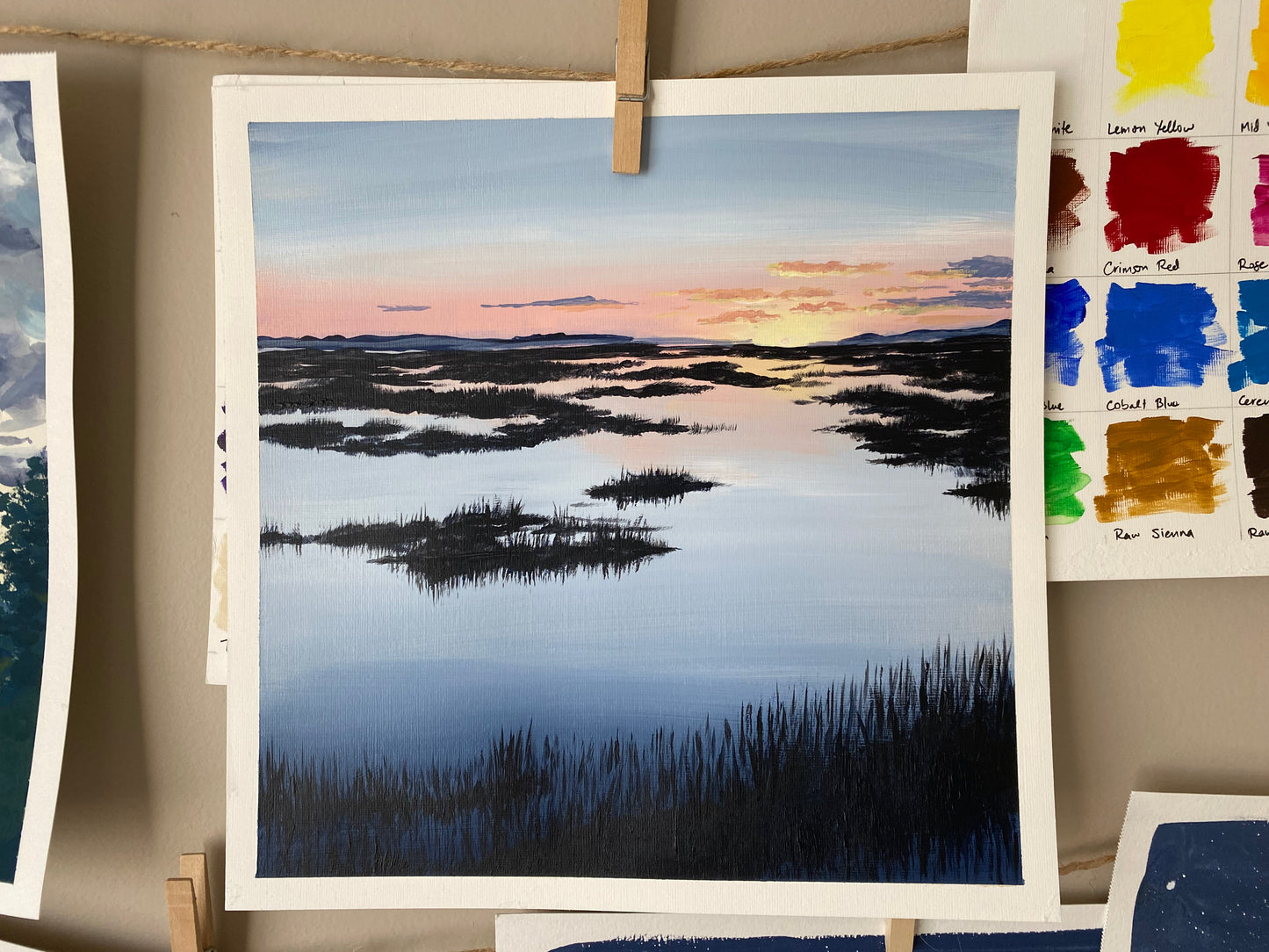 Sunset Sound - Acrylic Fine Art Print