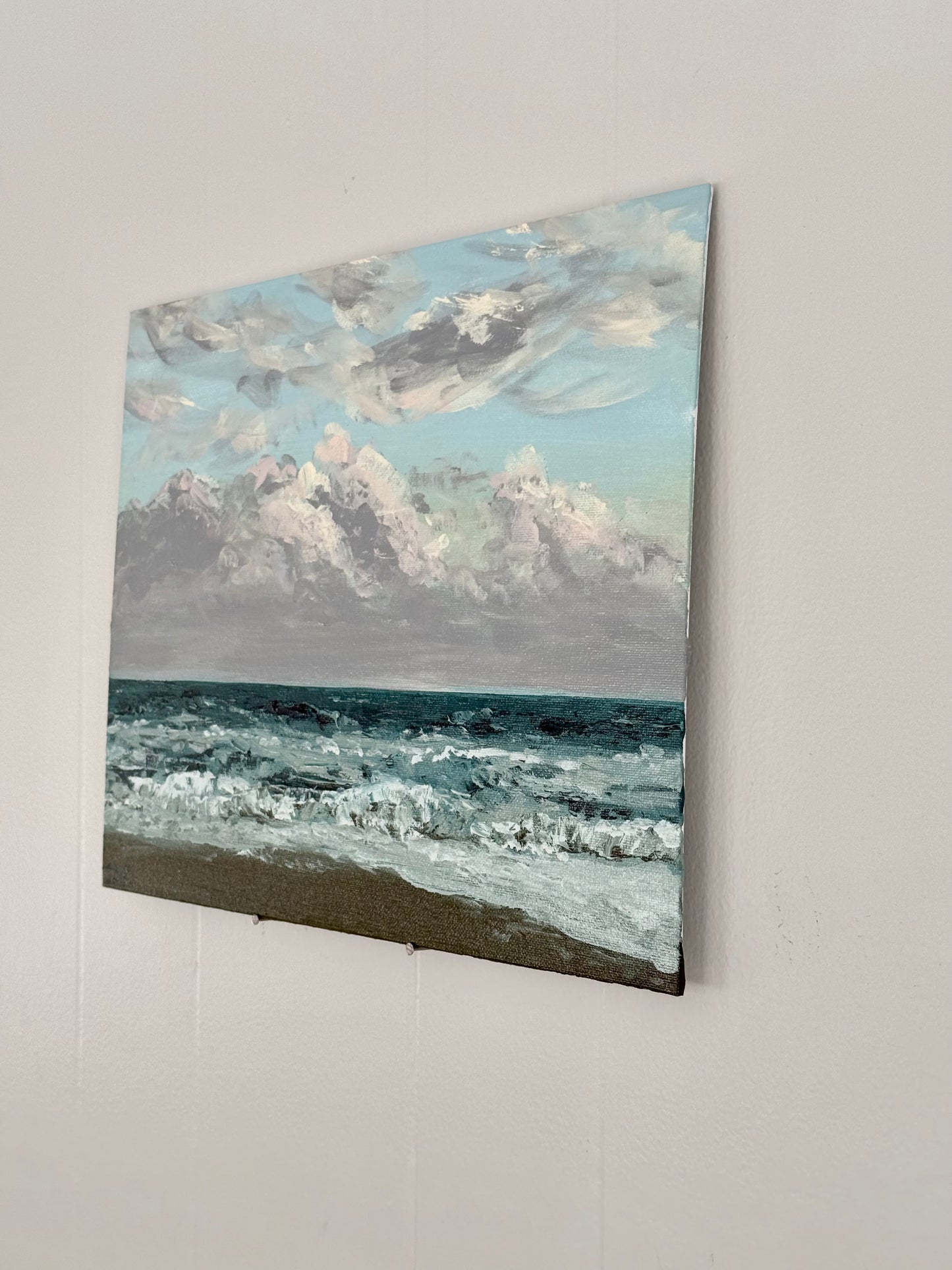 Atlantic Ocean Evening - 11x14" Original Acrylic Painting
