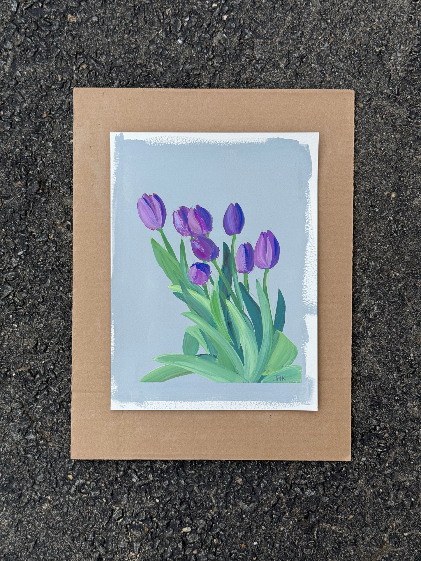 Purple Tulips Fine Art Print