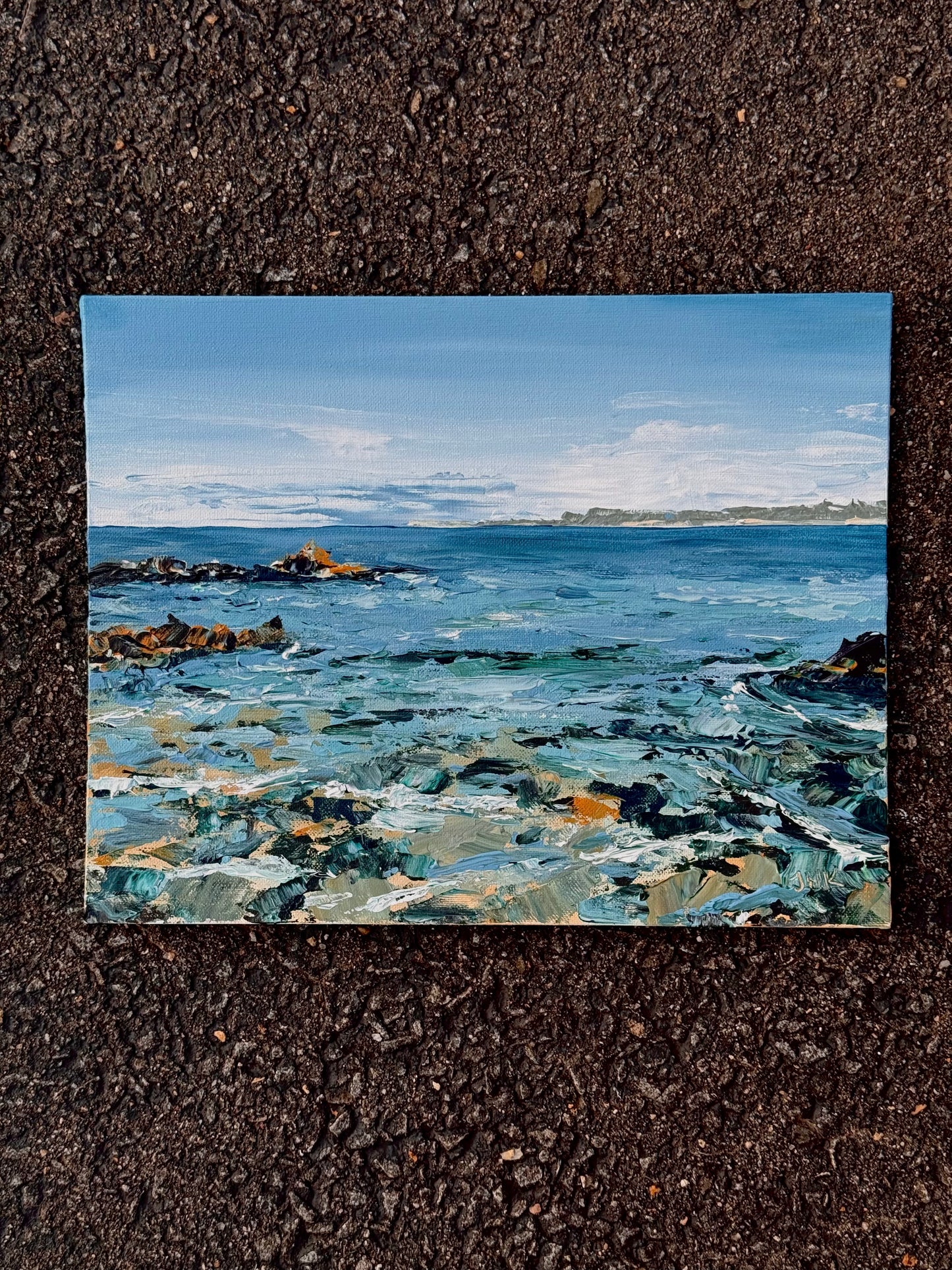Monterey Bay 11x14" Original Acrylic Painting