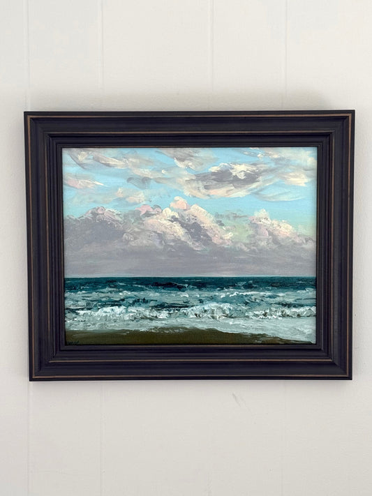 Atlantic Ocean Evening - 11x14" Original Acrylic Painting
