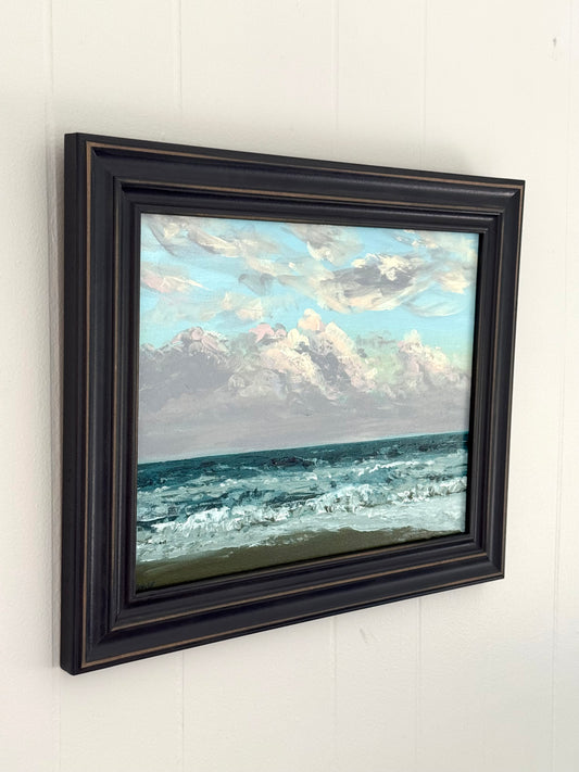 Atlantic Ocean Evening - 11x14" Original Acrylic Painting