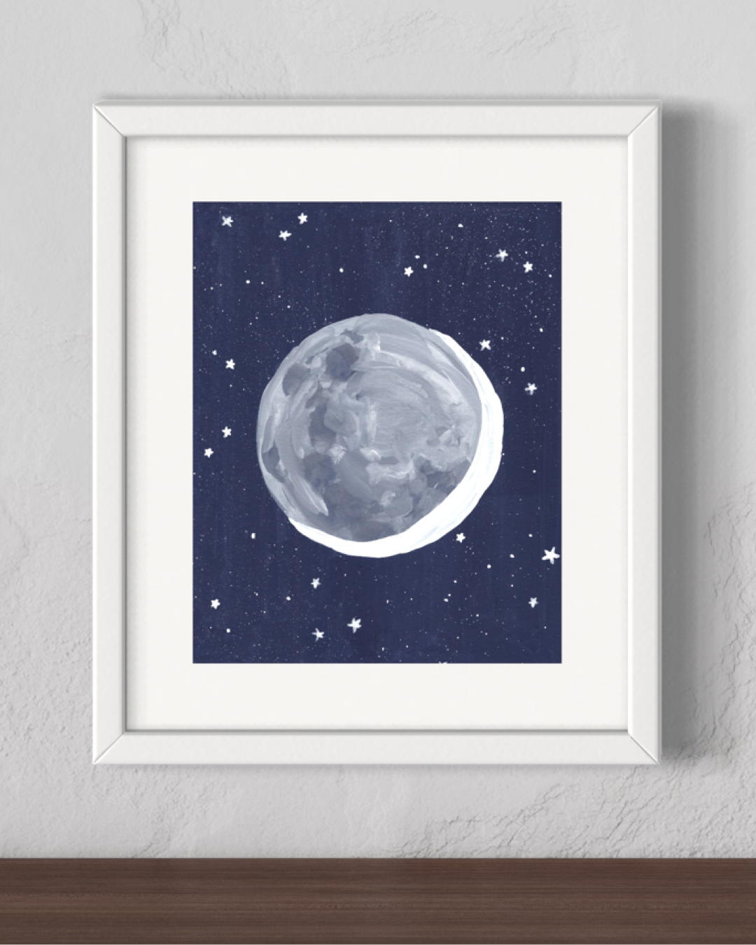 Moon and Stars Fine Art Print