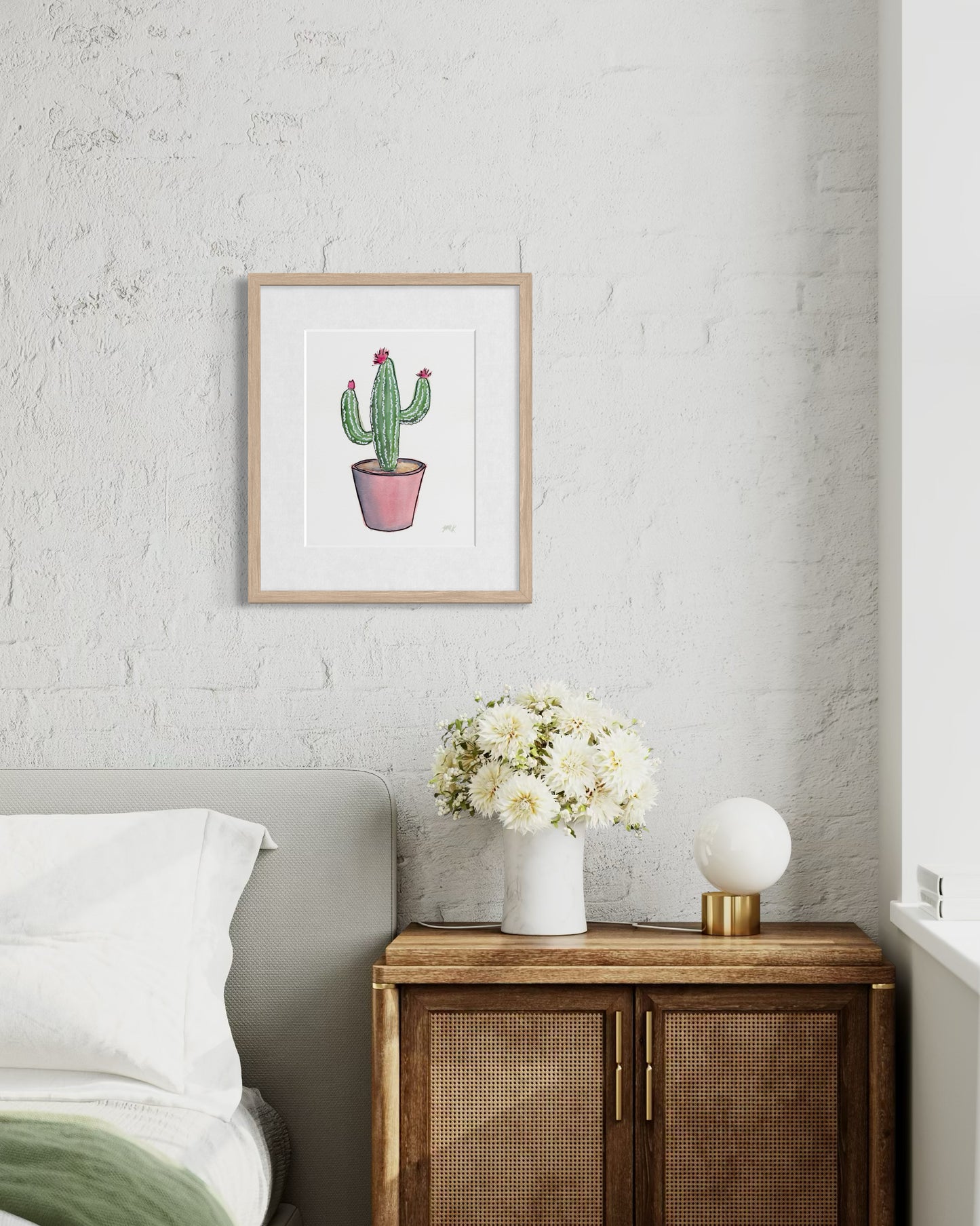 Saguaro Cactus Watercolor Fine Art Print