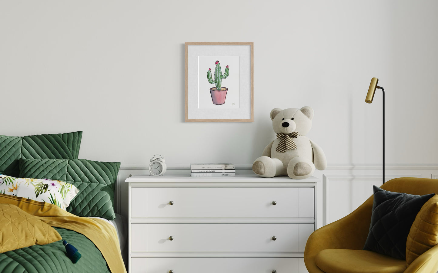 Saguaro Cactus Watercolor Fine Art Print