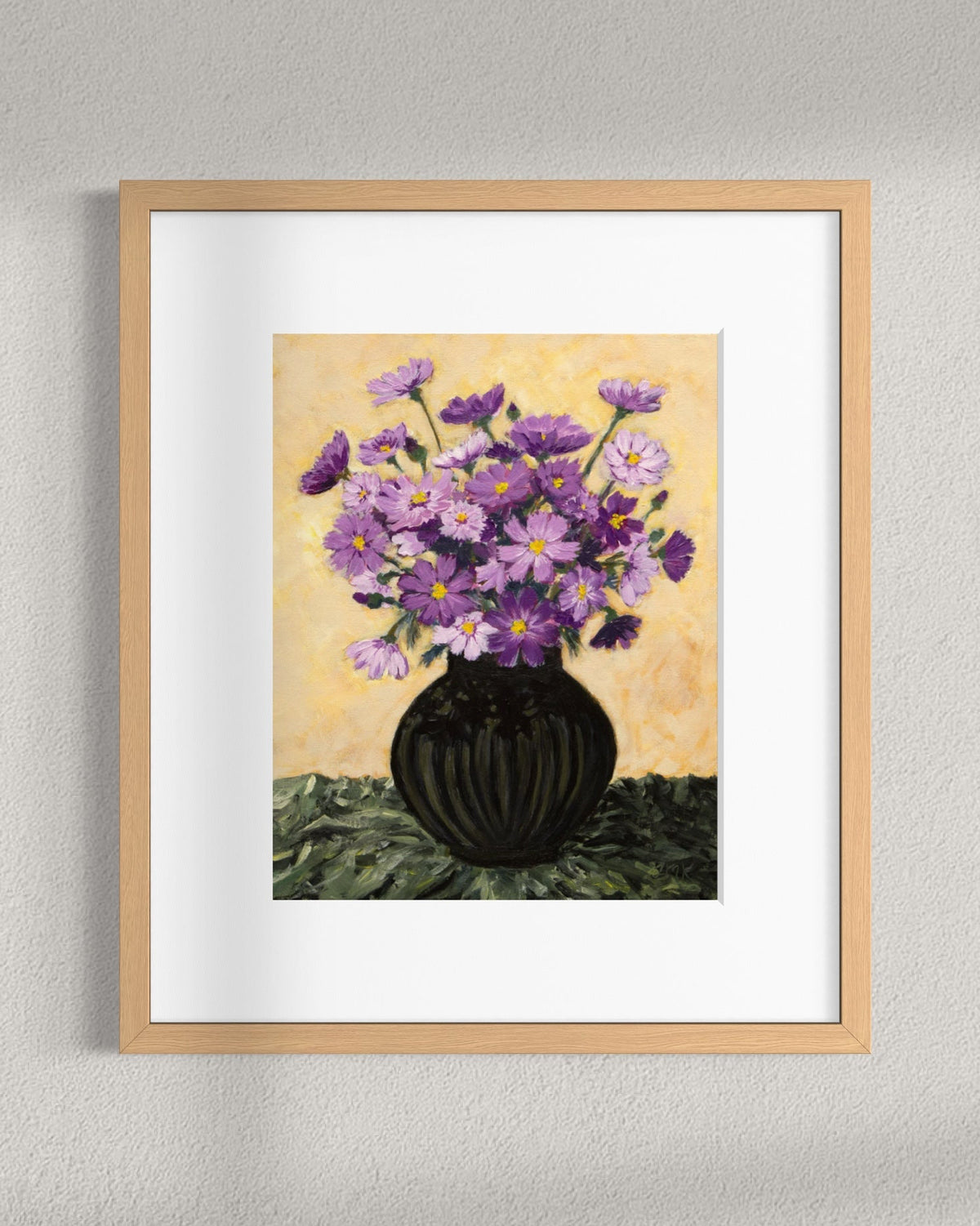 Purple Cosmos Bouquet - Print