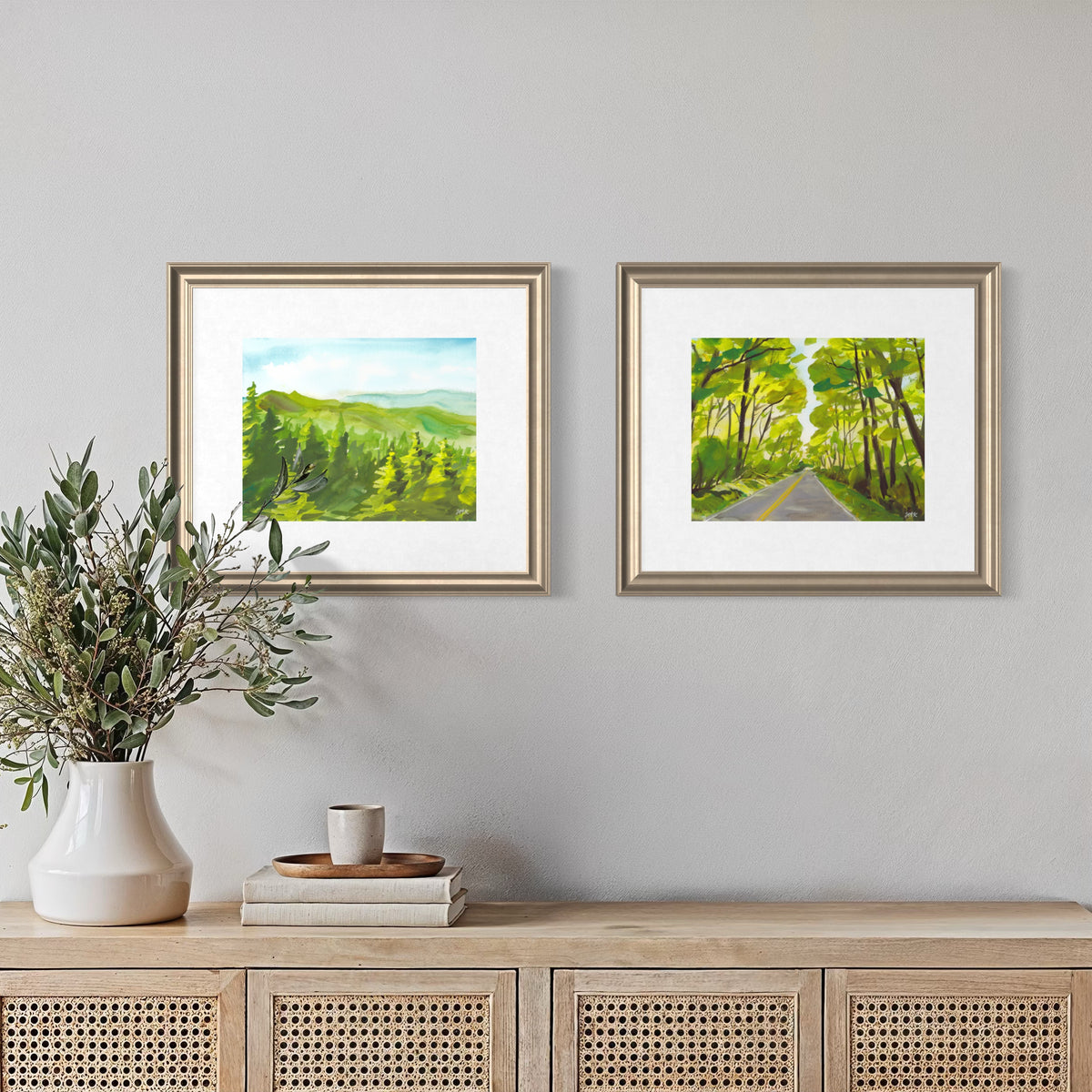 Spring in the Blue Ridge Mountains - Print