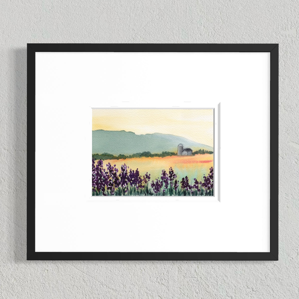 Golden Hour over the Valley - Print
