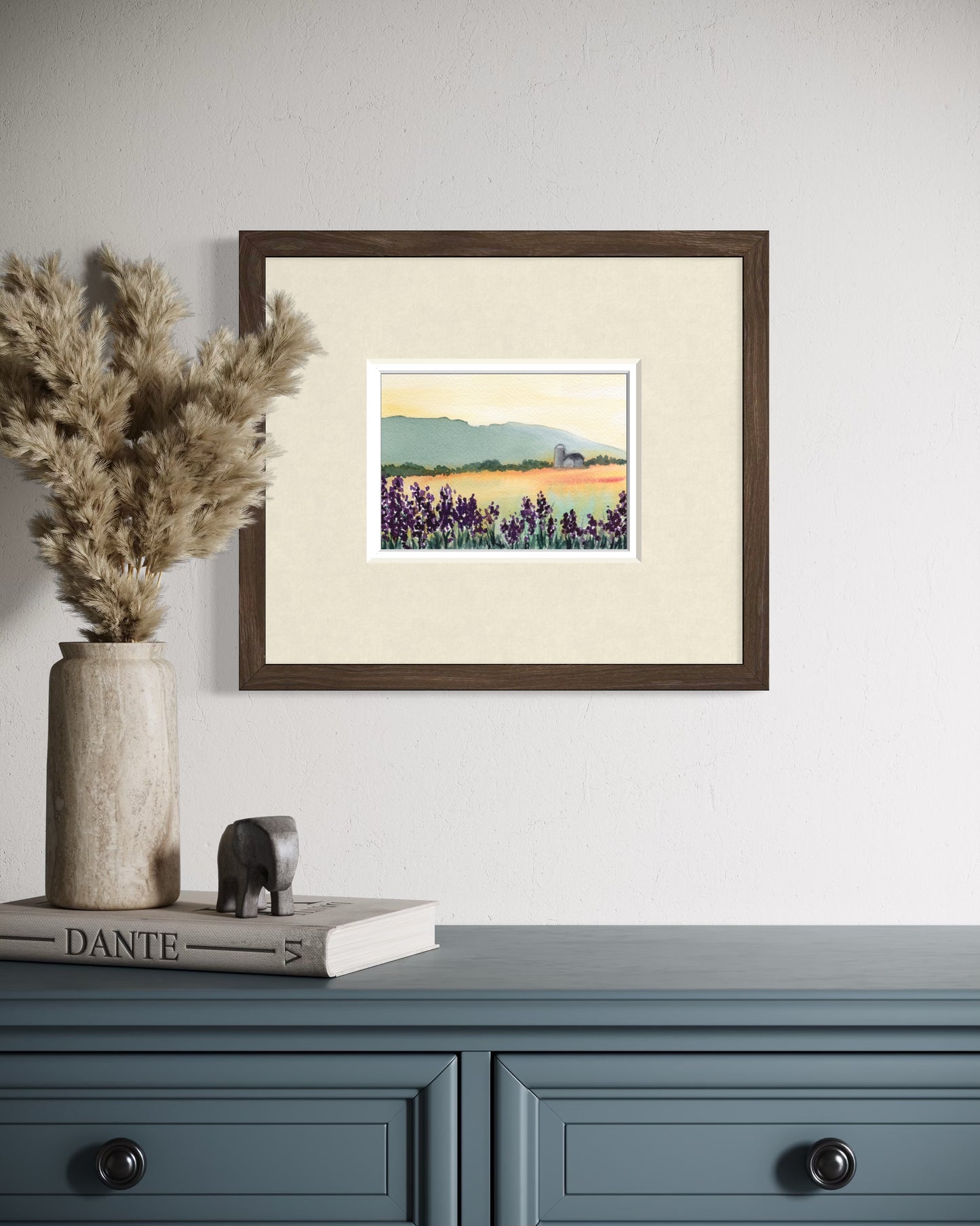 Golden Hour over the Valley - Print