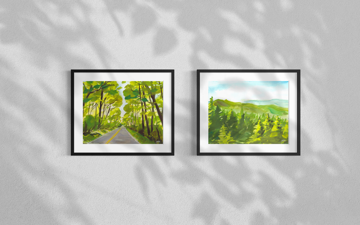 Spring in the Blue Ridge Mountains - Print