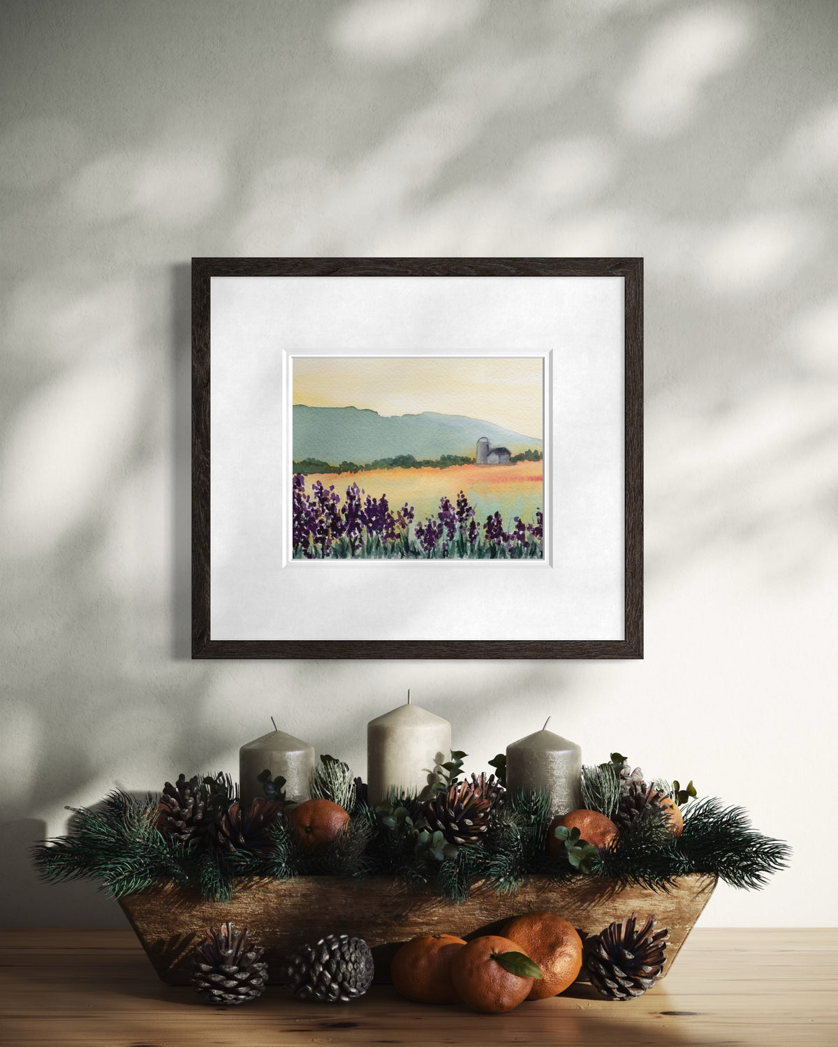 Golden Hour over the Valley - Print