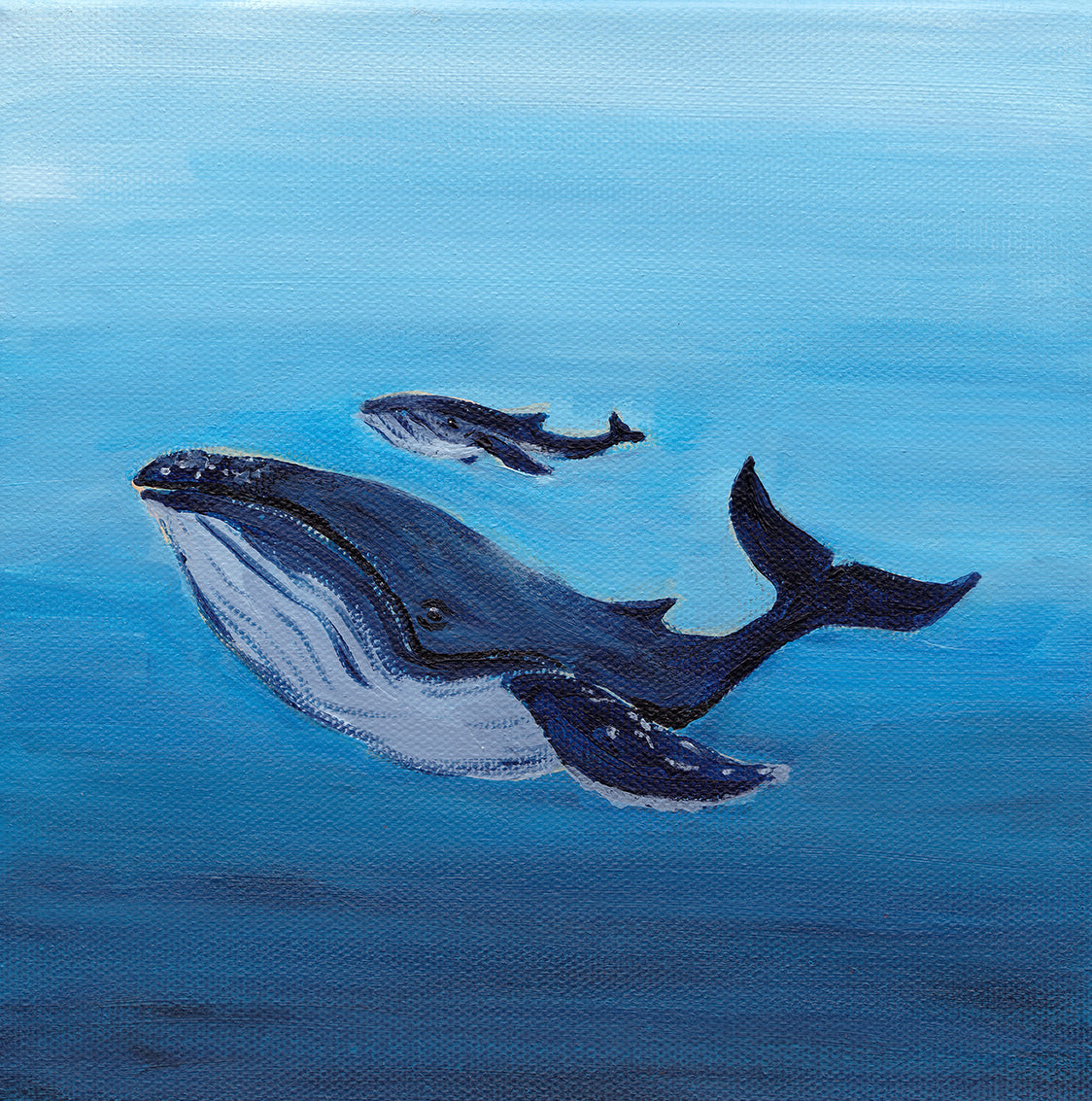 Humpback Whale Mother and Baby Fine Art Print