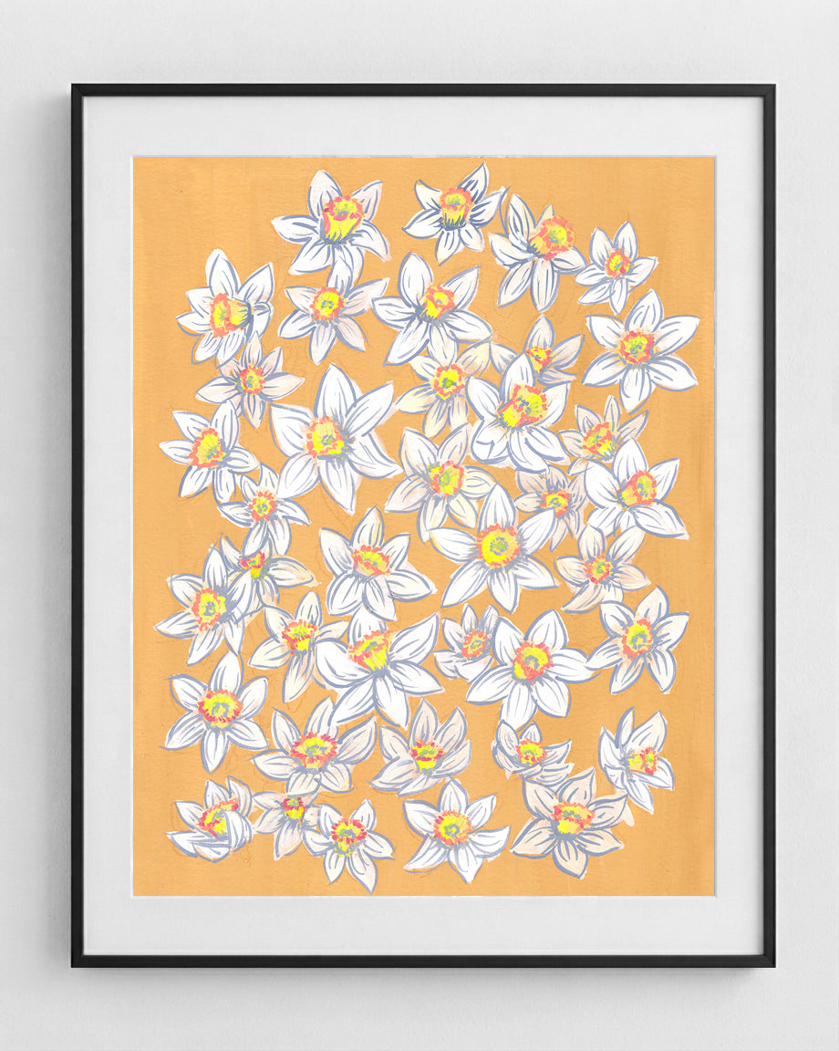 Grandad's Daffodils - Print