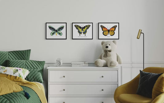 Queen Alexandra's Birdwing Butterfly - Watercolor Fine Art Print